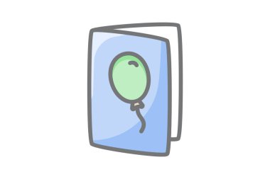 Card, invitation fully editable vector icon