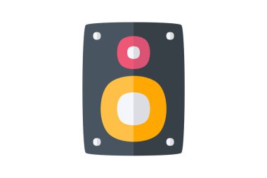 Speaker, sound icon fully editable vector icon