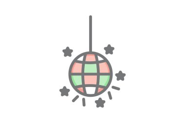 Dance, disco fully editable vector icon