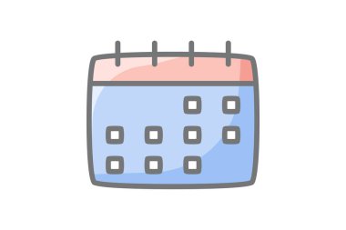 Calendar,time icon fully editable vector icon