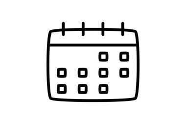 Calendar,time icon fully editable vector icon