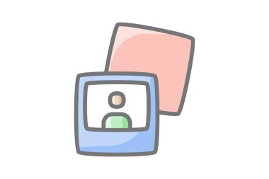 Pictures , photos fully editable vector icon