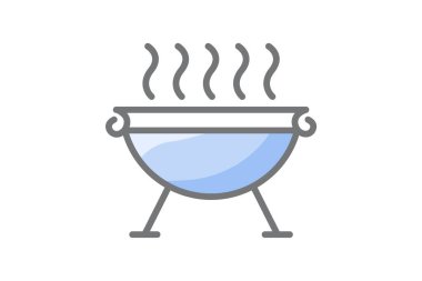 Cooking, food, grill fully editable vector icon