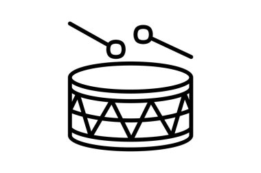 Audio, drum, festival fully editable vector icon