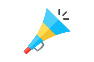 Loud iconwork shout fully editable vector icon