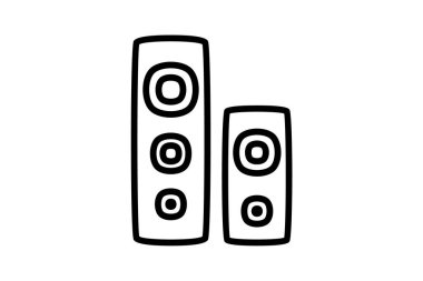 Shout, loud, speakers fully editable vector icon