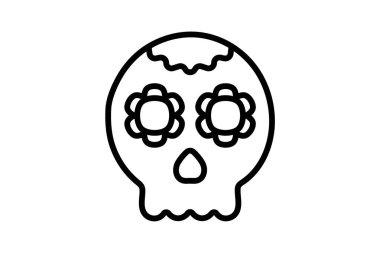 Dia de los muertos festival fully editable vector icon