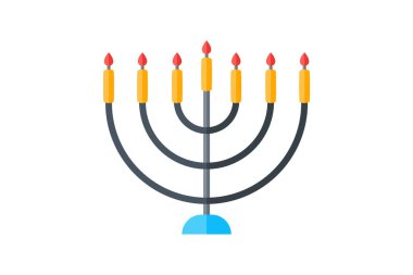 Hanukkah festival fully editable vector icon