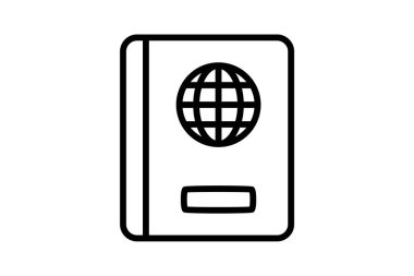 Global book icon fully editable vector icon