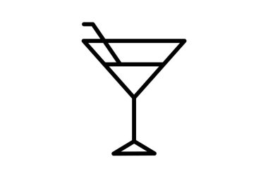 Cocktail fully editable vector icon