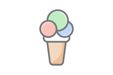 Dessert food icon fully editable vector icon