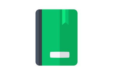 Bookmark text icon fully editable vector icon