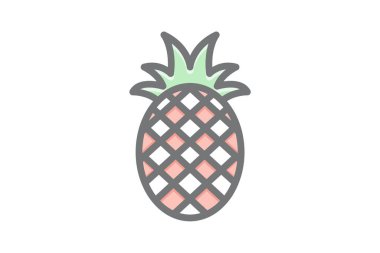 Organic food fully editable vector icon