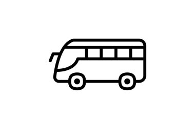 Transportation ,bus icon fully editable vector icon