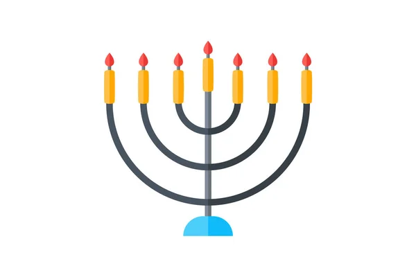 Hanukkah Festival Fully Editable Vector Icon — Wektor stockowy