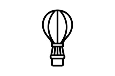  Air ballon drive fully editable vector icon