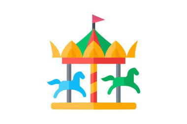 Playground parks fully editable vector line icon