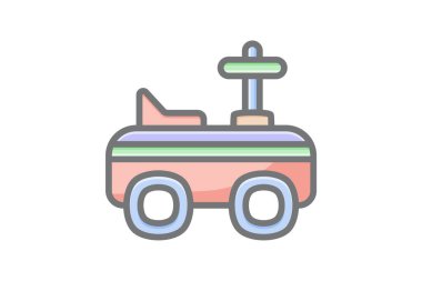 baby, child, toy fully editable vector flat fill icon