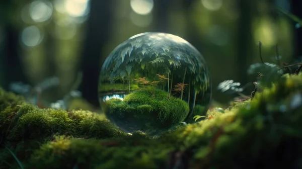 17-Environment-Glass-Globe-On-Grass-Moss-In-Forest-Green-generative-ai.jpg