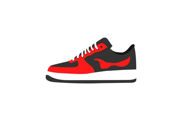 Running Shoes Gyors Fit Vector Flat Ikon Elszigetelt Fehér Háttér — Stock Vector