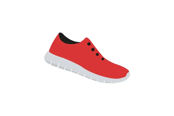 Tennis Shoes Court Dominators Minimalist Flat Icon — Stock Vector