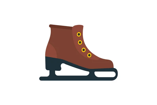 Hielo Skate Vector Icono — Vector de stock