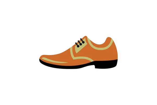ウェブとモバイルアプリのデザインのために白い背景に隔離された靴のアイコンベクトル — ストックベクタ