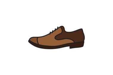  Brogues Klasik Ayrıntılı Minimalist Düz Simge 