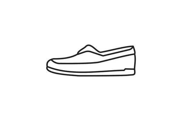 Skate Shoes Board Masters Simple Sleek Flat Icon Design White — 스톡 벡터