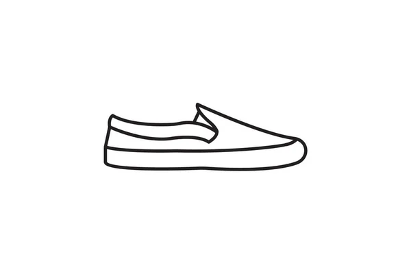 Взуття Проблем Комфорт Мінімалістична Плоска Піктограма — стоковий вектор