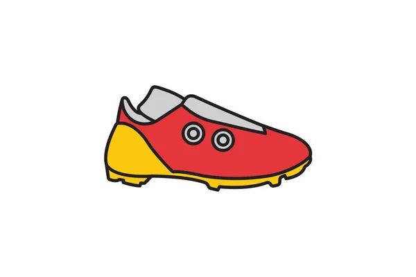Skate Shoes Board Mastersminimalist Flat Icon — Stockový vektor