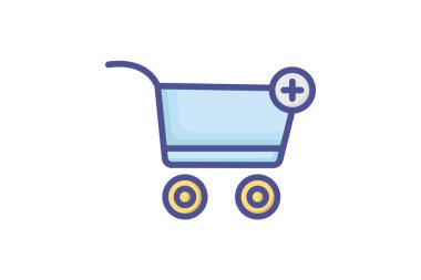 Gelişmiş Alışveriş Arabaları için Gelişmiş Düz Simge