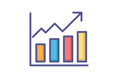 Finansal Analiz İçin Düz Finansal Dinamik Düz Simge