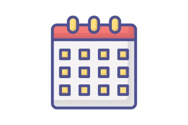 Tanıtım ve Planlama için E-Ticaret Takvim Simgesi