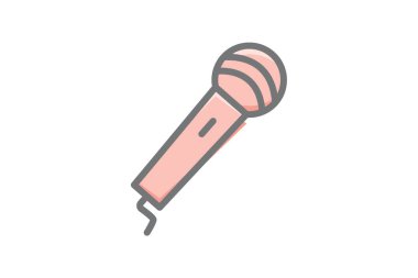 Decibel Canlı Düz Simgeyi Çiziyor