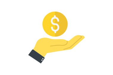 Dolar sembolü ile el ele tutuşmak