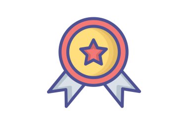 Trust Seal, Authentication Vector Outline Filled Icon