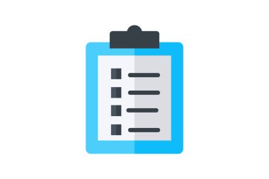 Todo List, Clipboard, List Vector Flat Icon