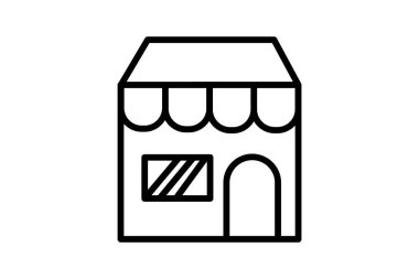 Shop, Retail, Store, Buy Vector Line Icon