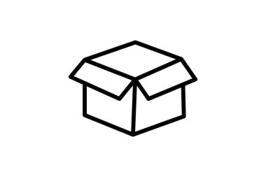 Parcel Box, Parcel Vector Line Icon