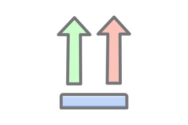 Upload, Transfer, Upload Arrow Vector Awesome Fill Icon