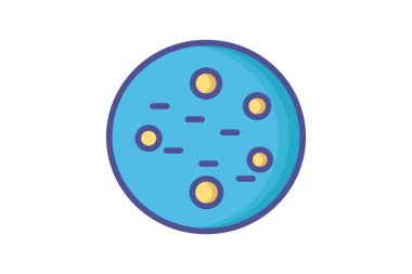 Kurabiye, Bisküvi, Şekerleme Vektörü Özeti Doldurulmuş Simge