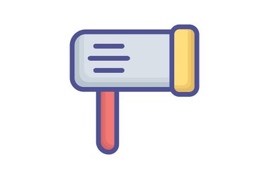 Megafon, Ses, Yükseltme Vektör Taslak Doldurulmuş Simge