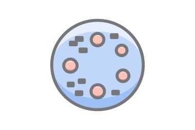 Kurabiye, Bisküvi, Şekerleme Vektörü Muhteşem Simgeyi Doldur