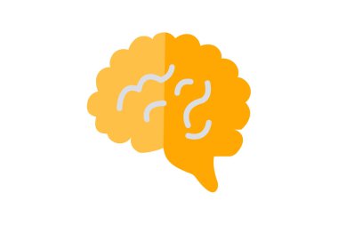 Beyin Tomografisi, CT Tarama Vektör Düz Simgesi