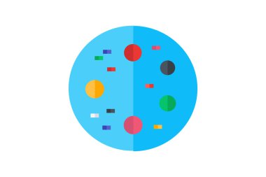 Kurabiye, Bisküvi, Şekerleme Vektörü Düz Simgesi