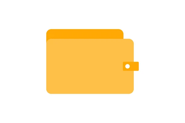 Empty Wallet Money Currency Vector Flat Icon — 스톡 벡터