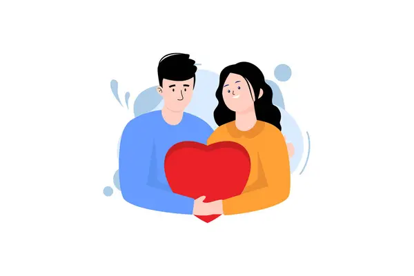 Criando Ícone Fundação Amor Segurança —  Vetores de Stock