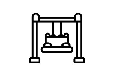 Charming Salıncak, Salıncak Vektör Satırı Simgesi