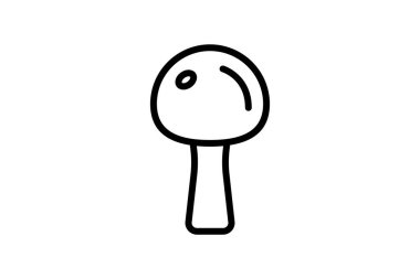 Tuhaf Mantar Vektör Satırı Simgesi